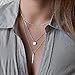 Ularmo 2015 New Hot Fashion Women Bang Bang Multilayer Pendant Chain Statement Necklace (silver)