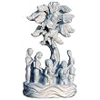 Lord Krishna and Radha Stone Statue (sos234)