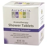 Aura Cacia Shower Tablet Relaxing Lavender (Pack of 3)