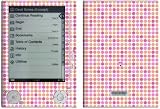 Dots Peach Design Protective Decal Skin Sticker for Sony Digital Reader PRS-505 Models