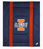Illinois Fighting Illini Jersey Mesh Full / Queen Comforter from The Sidelines Collection by Kent