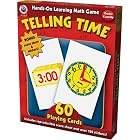 Hands-On Learning Telling Time Card Game (Hands-On Learning Math Games) by  School Specialty Publishing