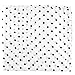 Royal Silk White Polka Dot Silk Pocket Square 100% Silk - Full-Sized 16