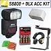Photo : Nikon SB-800 AF Speedlight Flash + Deluxe Flash Bracket Accessory Kit