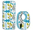 Motif in Robin Bib and Burp Cloth Set