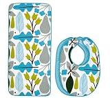 Motif in Robin Bib and Burp Cloth Set