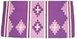 Mayatex Saddle Blanket - Wool Apache Barrel Racer - Purple and Lavender