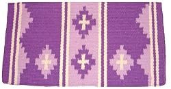 Mayatex Saddle Blanket - Wool Apache Barrel Racer - Purple and Lavender