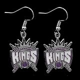 NBA Sacramento Kings Team Logo Dangle Earrings