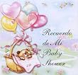 100 Baby Shower Mini Remembrances Cards in Spanish, 1.5" x 2.5"