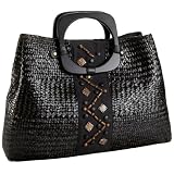 Magid Natrual Bead Large Tote