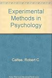 Experimental methods in psychology