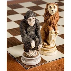 Animal Kingdom Chessmen from Italy by 