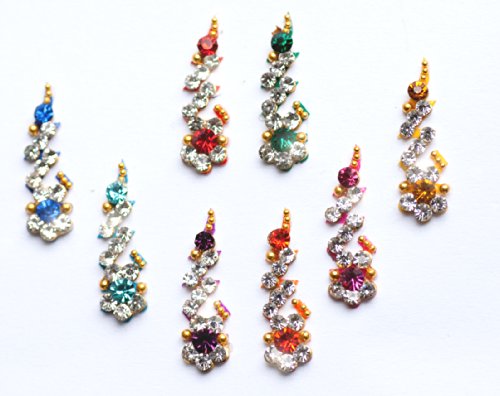 8 Crystal Bindis