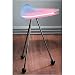 LumiSource Boomerang Table, Pink/Blue