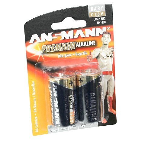 1x2 Ansmann Premium Alkaline Baby