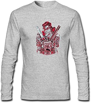 Marcelien Child Kids Boys And Girls Groovy Ash Horror Cotton T-Shirt Small/5Y-6Y Grey