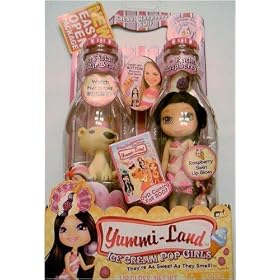 Rachel Raspberry Swirl and Paloma PIstachio Polare Bear Doll Set Yummi-Land Ice Cream Pop Girls