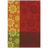100% Cotton Jacquard Floral Dishtowel 18 X 28 Set 6 by 