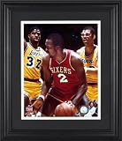 Mounted Memories Philadelphia 76Ers Moses Malone Framed Photo