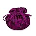 Drawstring Jewelry Pouch - Silk Jacquard (Fuchsia) Drawstring Jewelry Pouch - Silk Jacquard (Fuchsia)