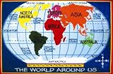 World Map Kids Rug - Size 8ft x 11ft - FT-167-8ftx11ft