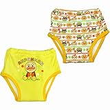 (バンダイ)BANDAI トレーニングパンツ 2枚組 アンパンマン 6層 トレパン イエロー 80