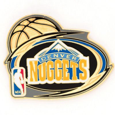 DENVER NUGGETS OFFICIAL LOGO LAPEL PIN