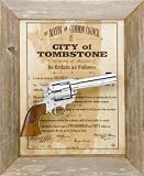 TOMBSTONE BARNWOOD FRAMED SET