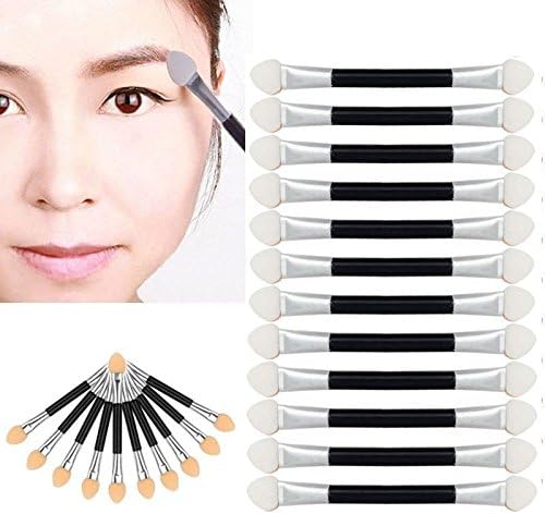 Cool7 Pro 12Pcs Makeup Double-end Eye Shadow Eyeliner Brush Sponge Applicator Tool