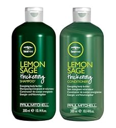 Paul Mitchell Tea Tree Lemon Sage Thickening Shampoo & Lemon Sage Thickening Conditioner (10.14 oz) Give Joy Set