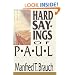 Hard Sayings of Paul (Hard Sayings Series the Hard Sayings)