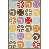 Whimsy Ivory Kids Rug Size: 3' x 5' Rectangle