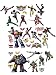Decofun, Power Rangers Stikarounds, Repositionable Wall Stickers