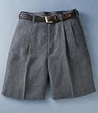 Clearance Wrinkle-Resistant Linen Shorts-White, Yellow, & Olive Houndstooth