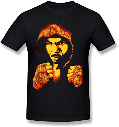 ZHONGGONG Men's Strong Manny Pacquiao T-shirt M Black