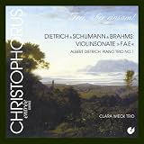 Produkt-Bild: Albert Dietrich: Trio Nr. 1 c-Moll op. 9 & Albrecht/Schumann/Brahms: Violinsonate F-A-E