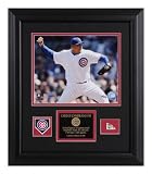Carlos Zambrano Chicago Cubs Framed 8x10 Photograph with Game-Used Baseball Piece & Medallion