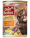 Dein Bestes Katze Dose M�rchenwald - Gestiefelter Kater - mit H�hnchen, Truthahn & leckerer Birne, 12er Pack (12 x 400 g)