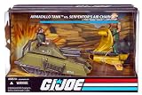 GI Joe 25th Anniversary Armadillo Vs. Serpentors Chariot w/2 figures