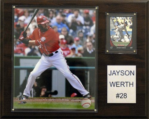 MLB Jayson Werth Washington Nationals Player Plaque