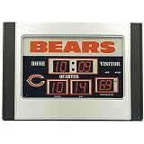 Team Sports Chicago Bears Scoreboard Desk Clock