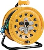 ハタヤ　サンタイガーリール　単相１００Ｖ　２０ｍ　アース・ブレーカー付　3702758 BG201KX
