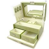 Coffret &agrave; Bijoux "Symphonie" vert tilleuil