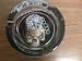 Glass Ashtray Skull Smashed