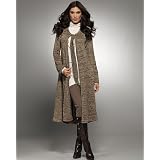 Metallic sweater coat at Newport News