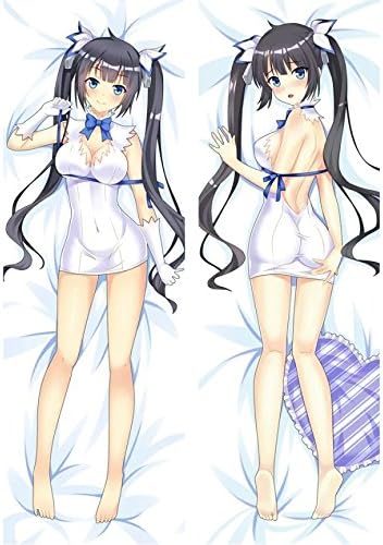 Manmeng Anime Dungeon ni Deai wo Motomeru no wa Machigatteiru Darou ka Hestia two Sides Dakimakura Printed Sexy Soft Body Rectangular Pillow Cover Case 150*50cm BB0414-C