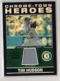 2004 Topps Chrome Tim Hudson Game Used Uniform Baseball Card