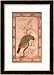 A Barbet (Himalayan Blue-Throated Bird) Jahangir Period, Mughal, 1615 Framed Art Poster Print by Ustad Mansur, 24x32
