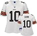 Brady Quinn Cleveland Browns Women's White Replica Jersey